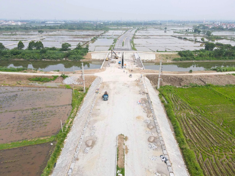 Dự &aacute;n đường trăm tỷ ở Bắc Ninh tăng tốc thi c&ocirc;ng để về đ&iacute;ch đ&uacute;ng hẹn - Ảnh 4.