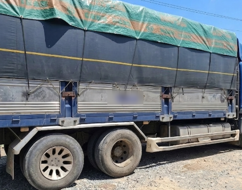 Xử phạt xe chở qu&aacute; tải gần 58% tr&ecirc;n cao tốc Phan Thiết - Vĩnh Hảo - Ảnh 1.