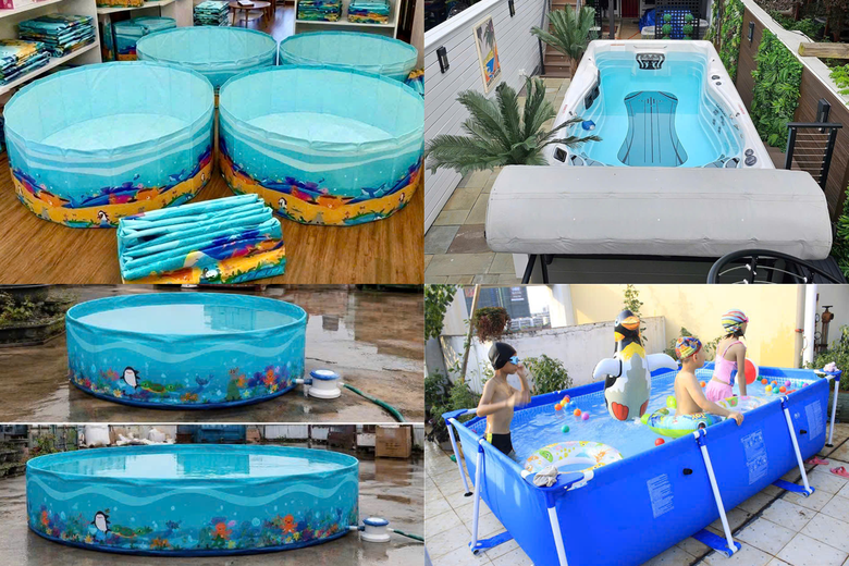 Thị trường bể bơi mini: Mua dễ, dùng tiện nhưng chớ bỏ qua an toàn - Ảnh 1.