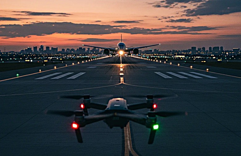 Drone xâm nhập khu vực Cảng hàng không Tân Sơn Nhất, hàng loạt chuyến bay phải bay chờ - Ảnh 1.