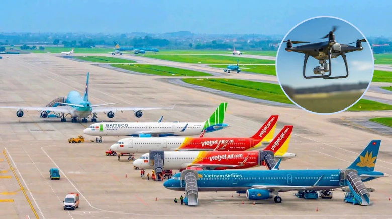 Bộ Công an cảnh báo UAV đe dọa trực tiếp an ninh, an toàn hàng không - Ảnh 1.