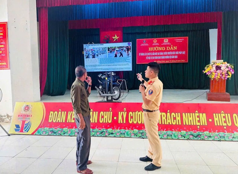 Hà Tĩnh nâng cao kỹ năng lái xe an toàn cho người dân năm 2026 - Ảnh 1.