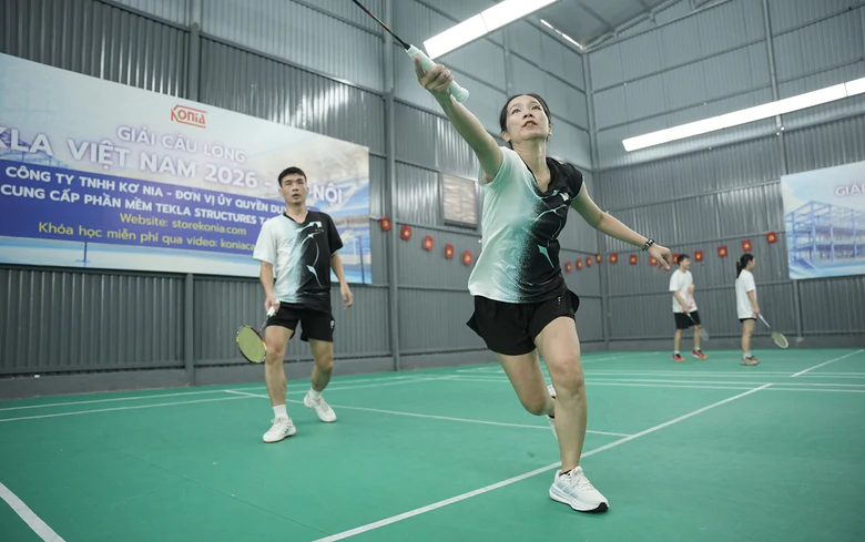 Sôi động giải cầu lông Tekla Việt Nam 2026 tại Hà Nội - Ảnh 3.