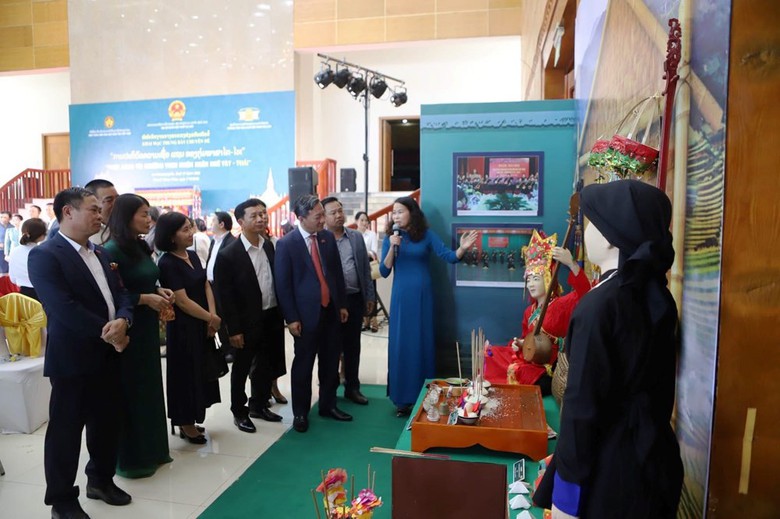 Trưng b&agrave;y Thực h&agrave;nh t&iacute;n ngưỡng Then nh&oacute;m T&agrave;y - Th&aacute;i tại Vi&ecirc;ng Chăn 2026 - Ảnh 3.