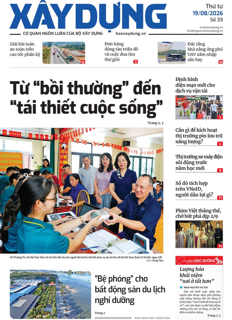 Tin mới nhất, hay nhất trên Báo Xây dựng ngày 19/8/2026 - Ảnh 1.
