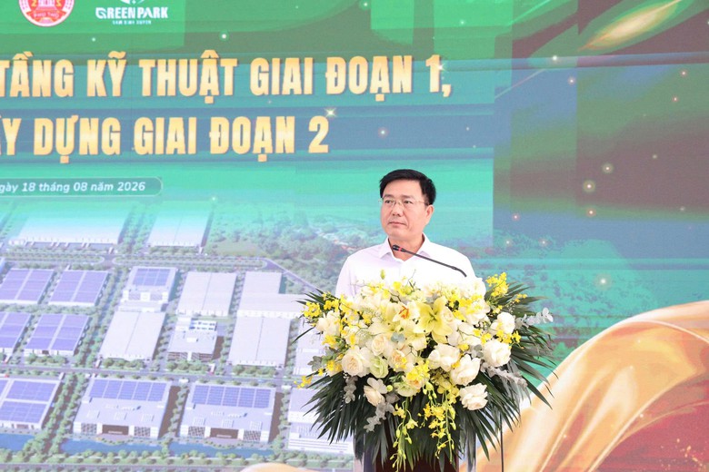 Tập đo&agrave;n CNCTech ho&agrave;n th&agrave;nh hạ tầng giai đoạn 1 KCN xanh, th&ocirc;ng minh tại tỉnh Ph&uacute; Thọ - Ảnh 1.