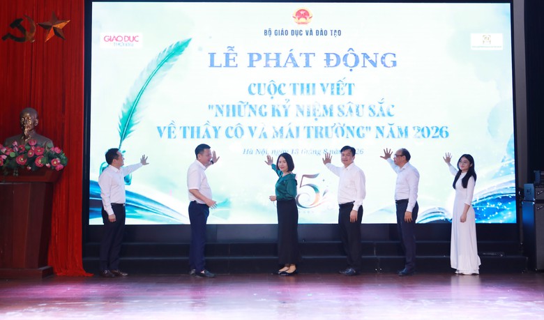 Phát động Cuộc thi viết "Những kỷ niệm sâu sắc về thầy cô và mái trường" năm 2026 - Ảnh 3.