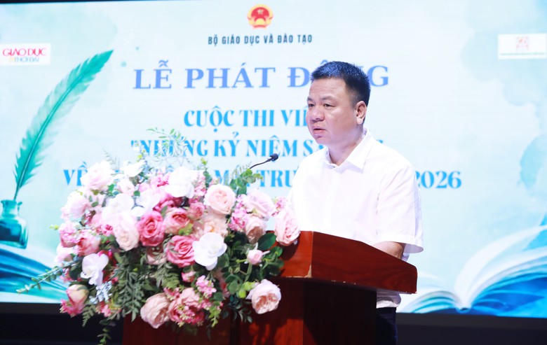 Phát động Cuộc thi viết "Những kỷ niệm sâu sắc về thầy cô và mái trường" năm 2026 - Ảnh 1.