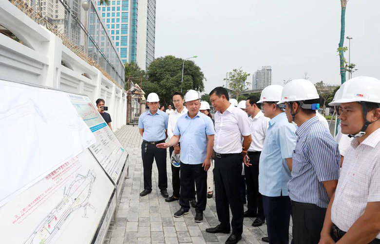 H&agrave; Nội khẩn trương th&aacute;o gỡ điểm nghẽn, bảo đảm th&ocirc;ng tuyến V&agrave;nh đai 1 trước 2/9 - Ảnh 1.