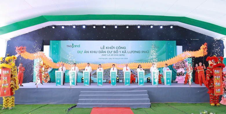 TNG Land khởi c&ocirc;ng dự &aacute;n 437 tỷ đồng, mở kh&ocirc;ng gian đ&ocirc; thị ph&iacute;a Nam Th&aacute;i Nguy&ecirc;n - Ảnh 1.