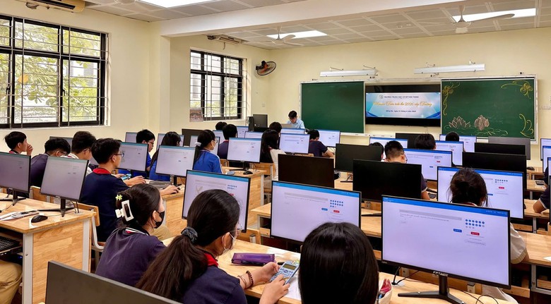 Đề xuất học sinh l&agrave;m b&agrave;i kiểm tra định kỳ tr&ecirc;n m&aacute;y t&iacute;nh - Ảnh 1.