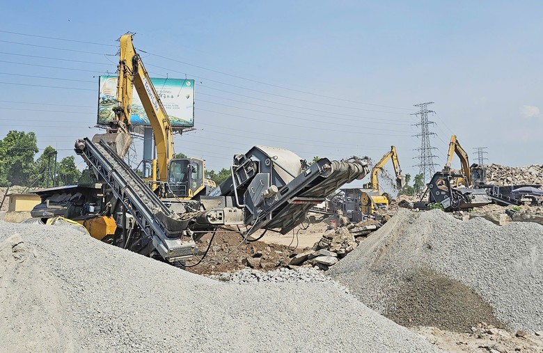 Tái chế phế thải xây dựng cần “đòn bẩy” chính sách - Ảnh 1.