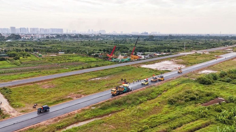 V&agrave;nh đai 4 H&agrave; Nội tăng tốc, phấn đấu th&ocirc;ng xe 3 cầu lớn trước APEC 2027 - Ảnh 1.