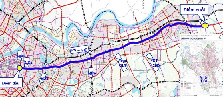 Hà Nội tăng tốc giải phóng mặt bằng Dự án trục không gian Quốc lộ 1A - Ảnh 3.