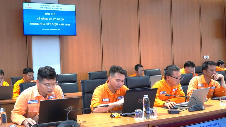 C&ocirc;ng ty Nhiệt điện Ph&uacute; Mỹ tổ chức Hội thi Kỹ năng xử l&yacute; sự cố Nh&agrave; m&aacute;y điện năm 2026 - Ảnh 2.
