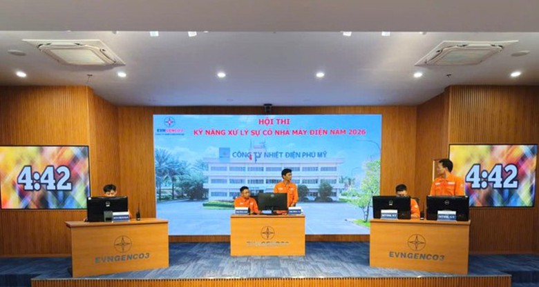 C&ocirc;ng ty Nhiệt điện Ph&uacute; Mỹ tổ chức Hội thi Kỹ năng xử l&yacute; sự cố Nh&agrave; m&aacute;y điện năm 2026 - Ảnh 3.