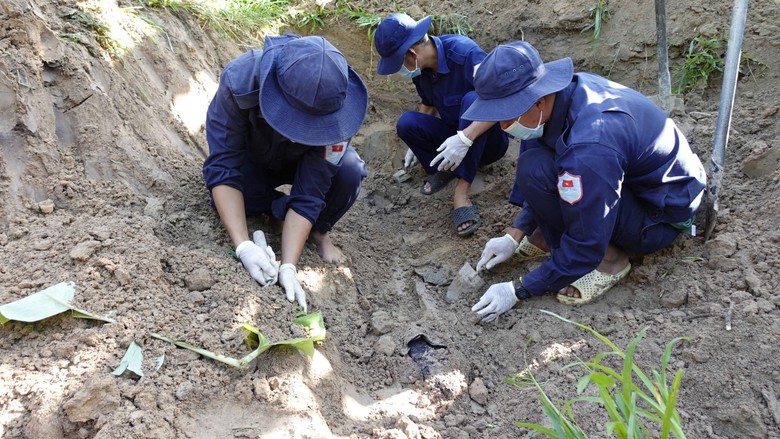 Đội K92 quy tập 63 h&agrave;i cốt liệt sĩ tại x&atilde; Ki&ecirc;n Lương tỉnh An Giang - Ảnh 2.