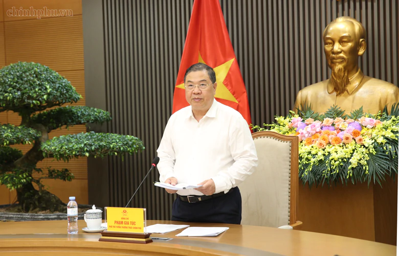 Ph&oacute; Thủ tướng Thường trực Phạm Gia T&uacute;c chỉ đạo ho&agrave;n thiện dự thảo Nghị quyết về chỉ ti&ecirc;u ph&aacute;t triển nh&agrave; ở x&atilde; hội, nh&agrave; ở cho thu&ecirc; - Ảnh 1.