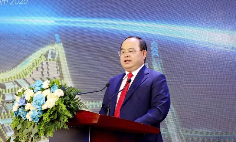 Quảng Ninh khởi c&ocirc;ng 25 dự &aacute;n, c&ocirc;ng tr&igrave;nh ch&agrave;o mừng th&agrave;nh phố trực thuộc Trung ương - Ảnh 2.