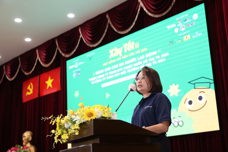 Tiếp sức đến trường cho con em công nhân xây dựng, môi trường - Ảnh 4.