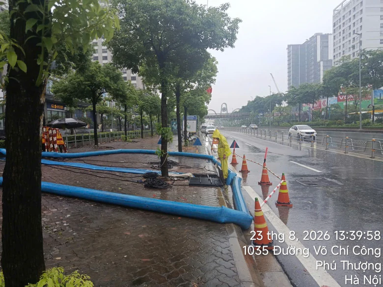 H&agrave; Nội kh&aacute;nh th&agrave;nh 10 c&ocirc;ng tr&igrave;nh tho&aacute;t nước lớn dịp Quốc kh&aacute;nh 2026 - Ảnh 2.