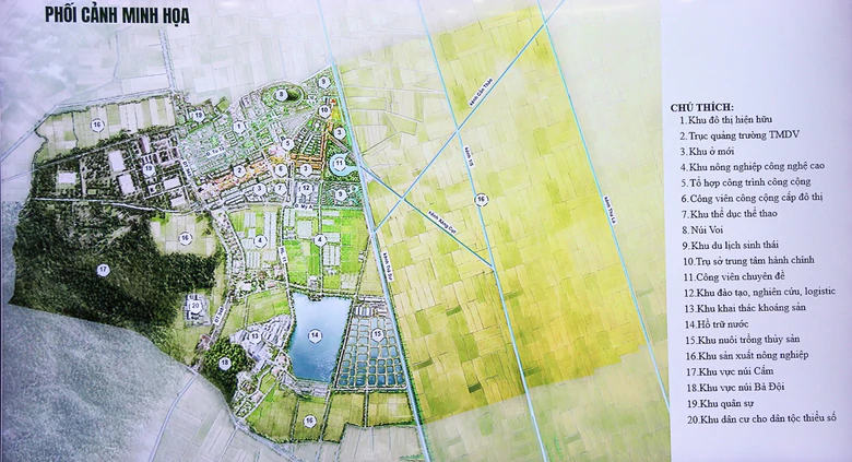 Quy hoạch kiến tr&uacute;c đ&ocirc; thị Tịnh Bi&ecirc;n v&agrave; Chi Lăng đến năm 2050 Tại An Giang - Ảnh 2.