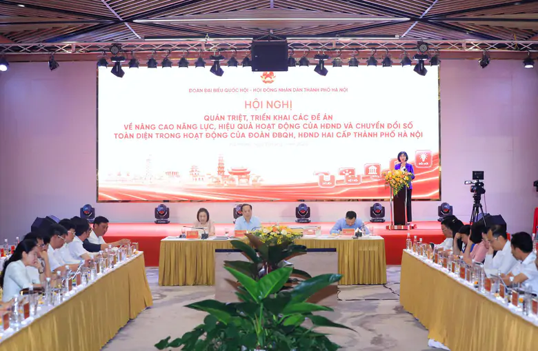 H&agrave; Nội triển khai 2 đề &aacute;n n&acirc;ng cao hiệu quả hoạt động HĐND v&agrave; đẩy mạnh chuyển đổi số - Ảnh 1.