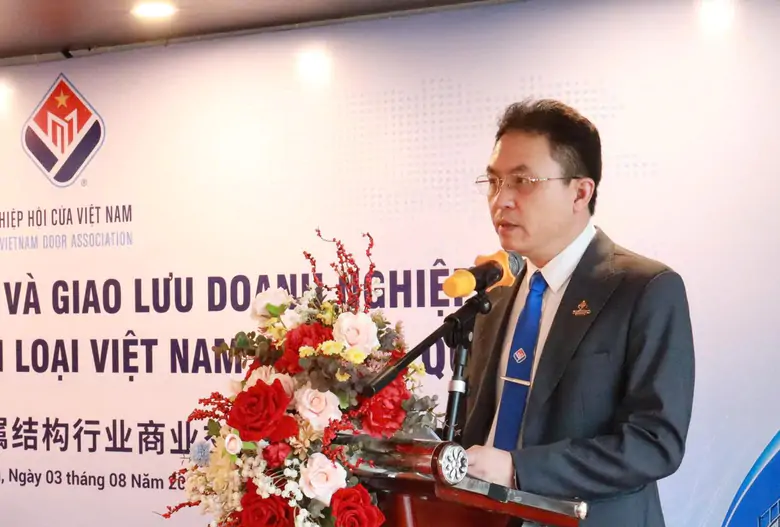 Hiệp hội Cửa Việt Nam giao lưu hợp t&aacute;c với doanh nghiệp Trung Quốc - Ảnh 1.