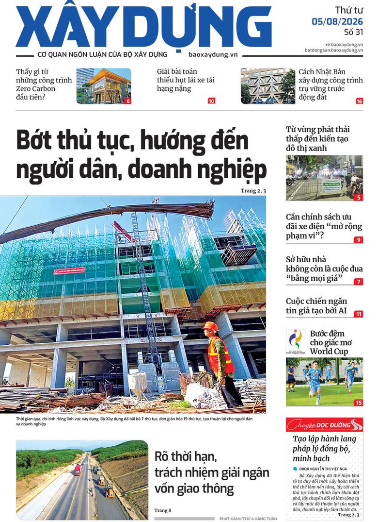 Tin mới nhất, hay nhất trên Báo Xây dựng ngày 5/8/2026 - Ảnh 1.
