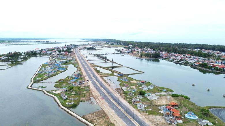 To&agrave;n cảnh cầu v&agrave; đường ven biển hơn 2.000 tỷ đồng ở Huế trước ng&agrave;y ho&agrave;n th&agrave;nh - Ảnh 3.