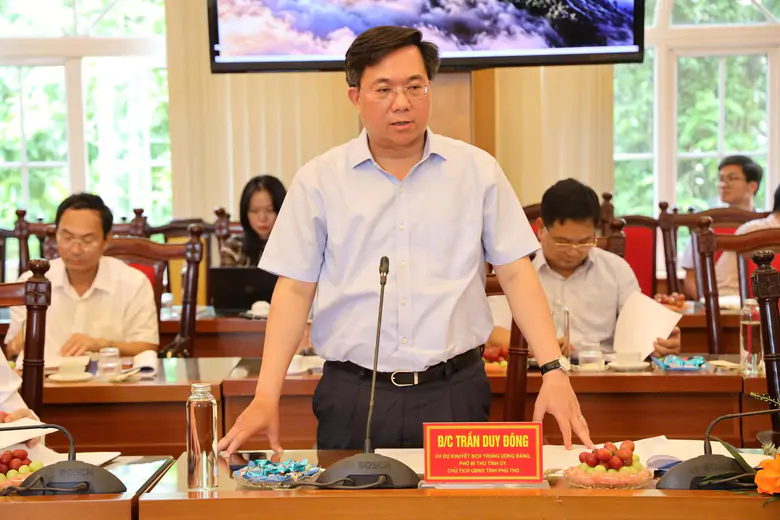 Ph&uacute; Thọ trao đổi phương &aacute;n triển khai Dự &aacute;n đầu tư x&acirc;y dựng hầm đường bộ Tam Đảo  - Ảnh 1.