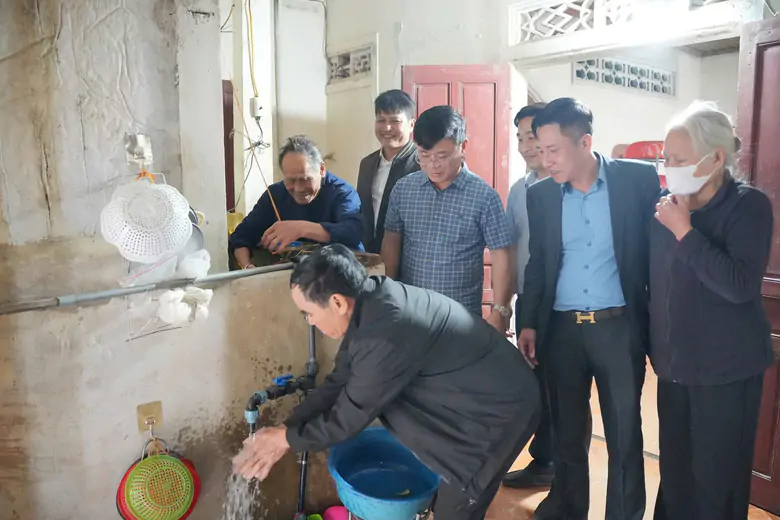 H&agrave; Tĩnh: Đưa nước sạch về n&ocirc;ng th&ocirc;n - Động lực bền vững ph&aacute;t triển n&ocirc;ng th&ocirc;n mới - Ảnh 2.