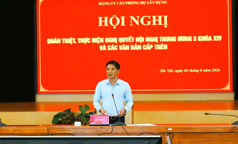 Văn ph&ograve;ng Bộ X&acirc;y dựng qu&aacute;n triệt Nghị quyết v&agrave; ph&aacute;t động phong tr&agrave;o &ldquo;Đền ơn đ&aacute;p nghĩa" - Ảnh 1.