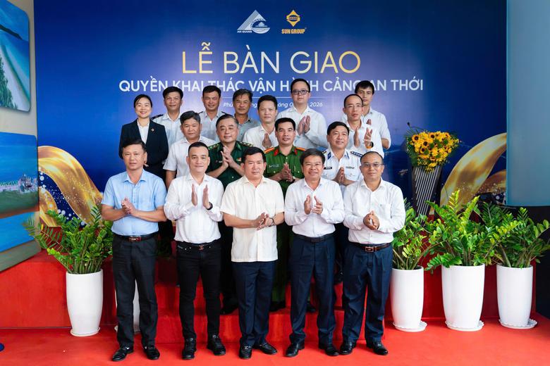 An Giang b&agrave;n giao cảng biển An Thới cho Sun Group khai th&aacute;c vận h&agrave;nh - Ảnh 1.