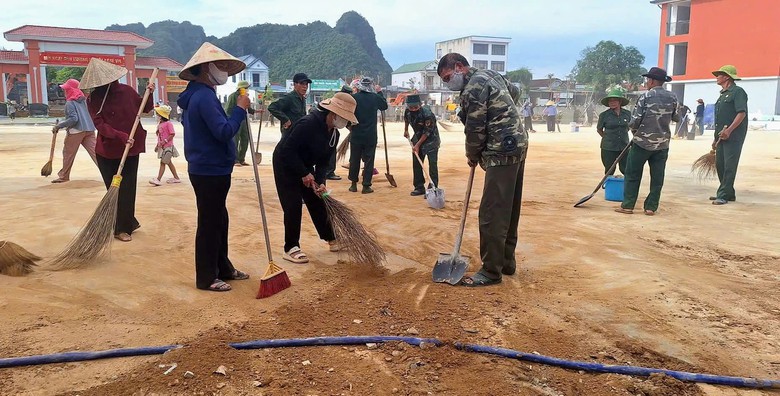 Chạy đua tiến độ, Nghệ An ho&agrave;n thiện trường li&ecirc;n cấp v&ugrave;ng cao trước khai giảng - Ảnh 5.