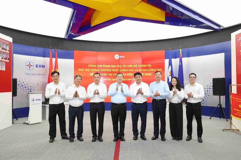 Ph&oacute; thủ tướng Phạm Gia T&uacute;c thăm, l&agrave;m việc với EVN- Ảnh 6.