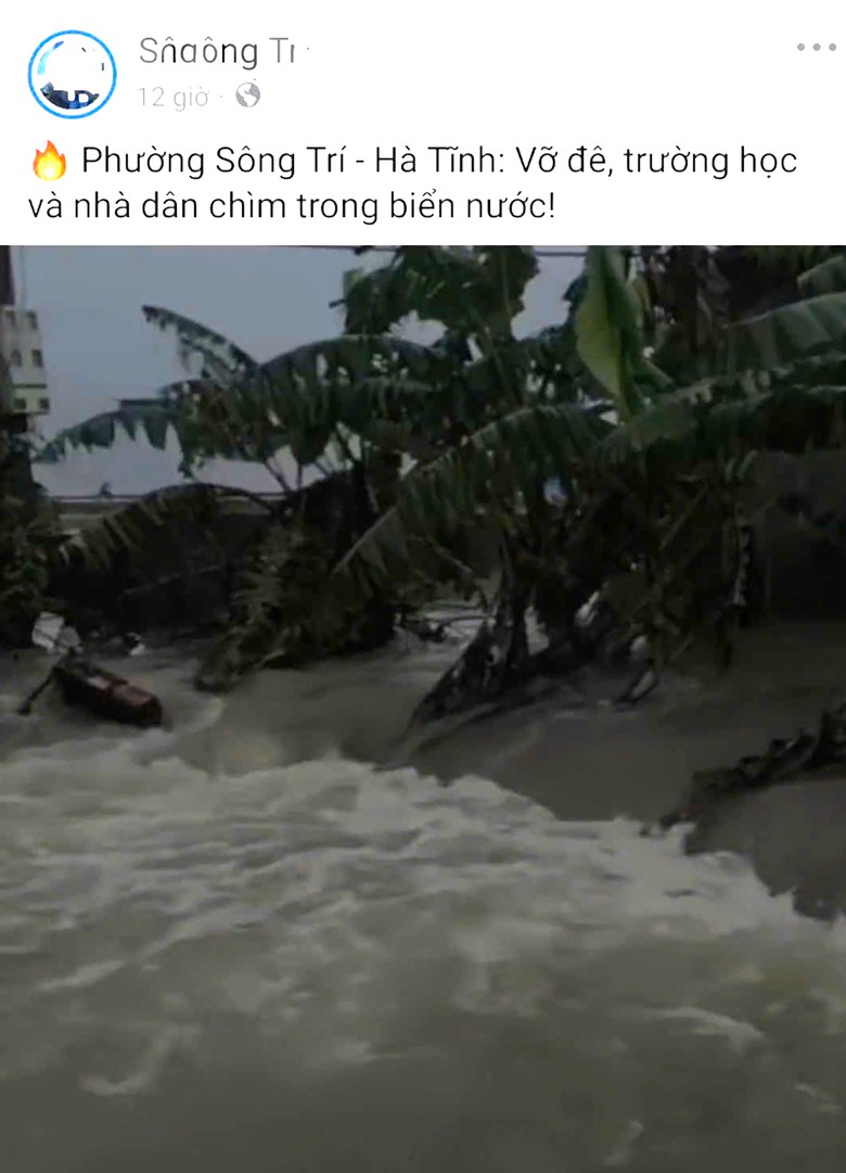 H&agrave; Tĩnh: Phạt 15 triệu đồng người đăng tin giả về vỡ đ&ecirc;- Ảnh 2.