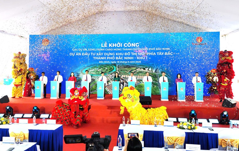 Bắc Ninh khởi c&ocirc;ng, kh&aacute;nh th&agrave;nh loạt dự &aacute;n ngh&igrave;n tỷ ch&agrave;o mừng l&ecirc;n th&agrave;nh phố- Ảnh 1.