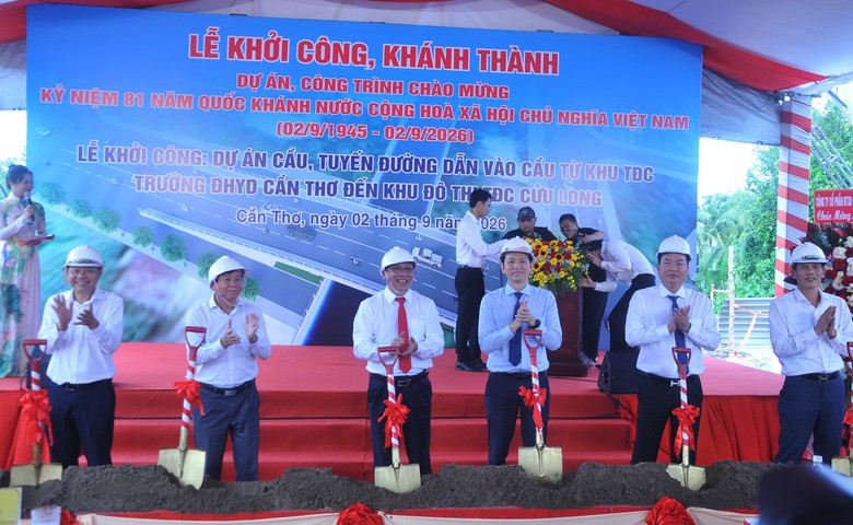 Cần Thơ khởi c&ocirc;ng hai dự &aacute;n giao th&ocirc;ng, đ&ocirc; thị quy m&ocirc; lớn hơn 1.600 tỷ đồng - Ảnh 7.