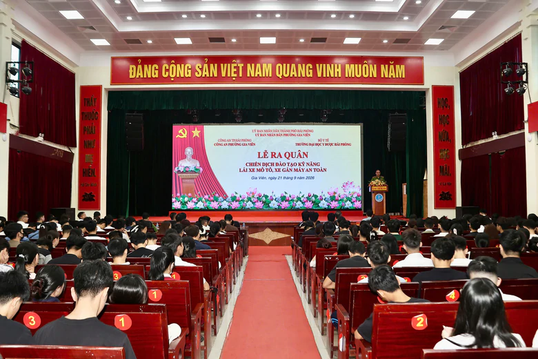 Hải Phòng đồng loạt đào tạo kỹ năng lái xe máy an toàn, kéo giảm tai nạn- Ảnh 2.