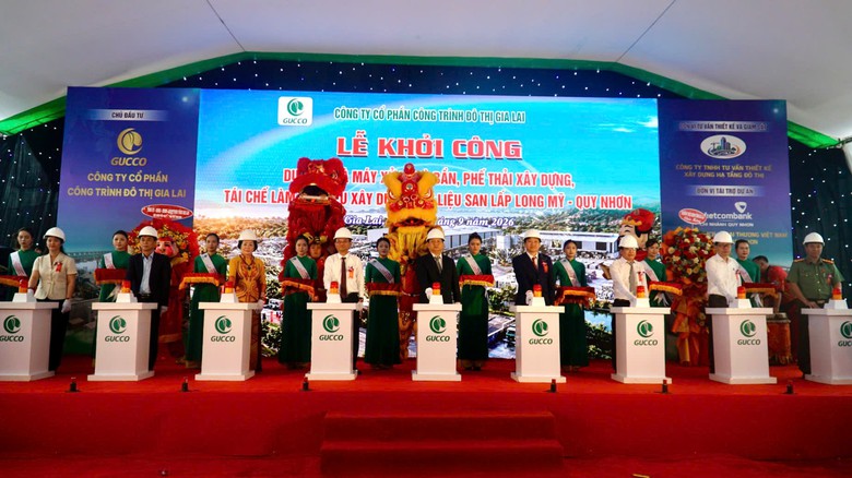 Gia Lai: Khởi công nhà máy tái chế phế thải xây dựng công suất 480 tấn/ngày- Ảnh 2.