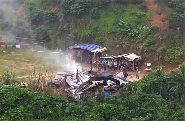 Cháy căn nhà gỗ ở Lâm Đồng, 3 mẹ con tử vong thương tâm- Ảnh 1.