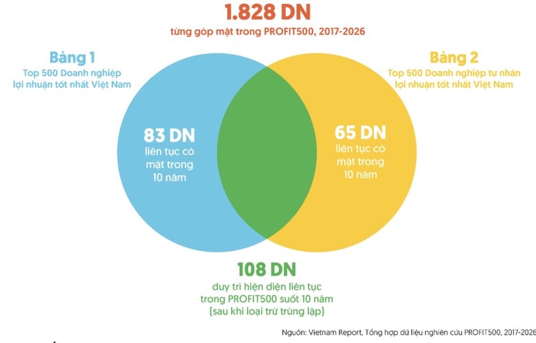 108 doanh nghiệp giữ “phong độ” lợi nhuận suốt một thập kỷ- Ảnh 3.