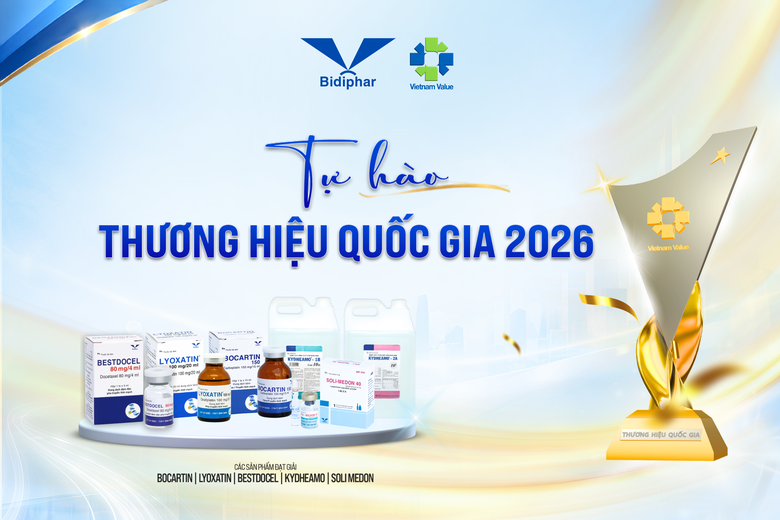 Bidiphar ghi dấu ấn với các sản phẩm đạt Thương hiệu quốc gia 2026- Ảnh 1.
