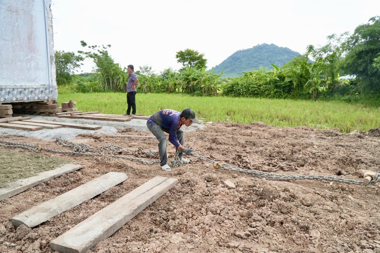 Căn nhà 300 tấn trên đường kết nối sân bay Long Thành được “thần đèn” di dời thế nào?- Ảnh 4.