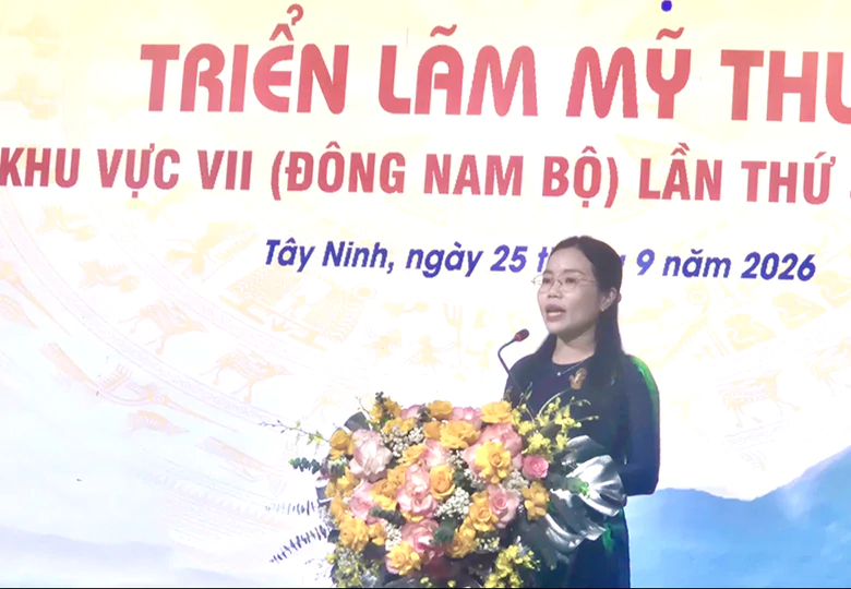 Triển lãm Mỹ thuật Đông Nam Bộ quy tụ nhiều tác phẩm mới- Ảnh 1.