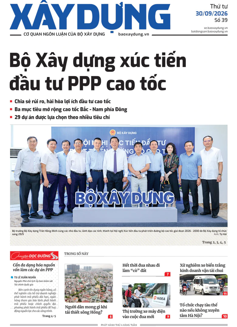 Tin mới nhất, hay nhất trên Báo Xây dựng ngày 30/9/2026 - Ảnh 1.