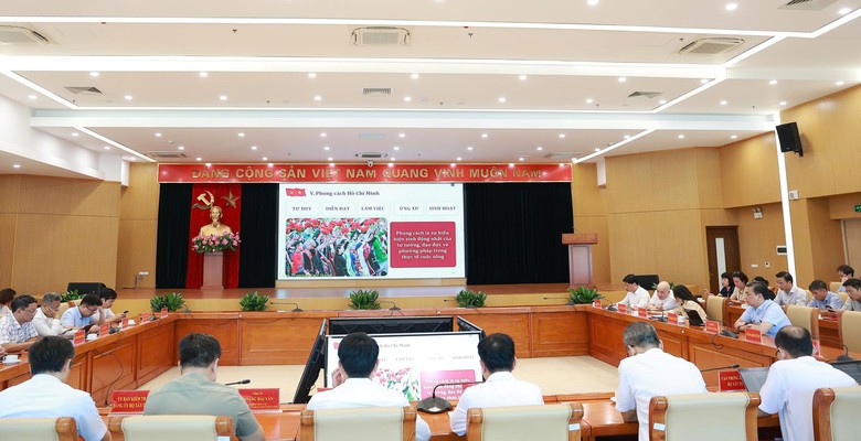 Đảng ủy Bộ Xây dựng kết nối Hội nghị toàn quốc quán triệt các nghị quyết của Bộ Chính trị - Ảnh 3.