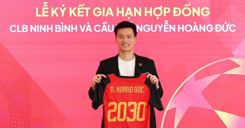 Hoàng Đức gia hạn hợp đồng với CLB Ninh Bình - Ảnh 1.