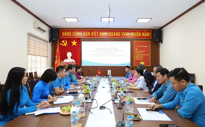 Công đoàn Xây dựng Việt Nam hội đàm với Công đoàn Xây dựng, Gỗ và Mỏ Cộng hòa Síp PEO - Ảnh 1.